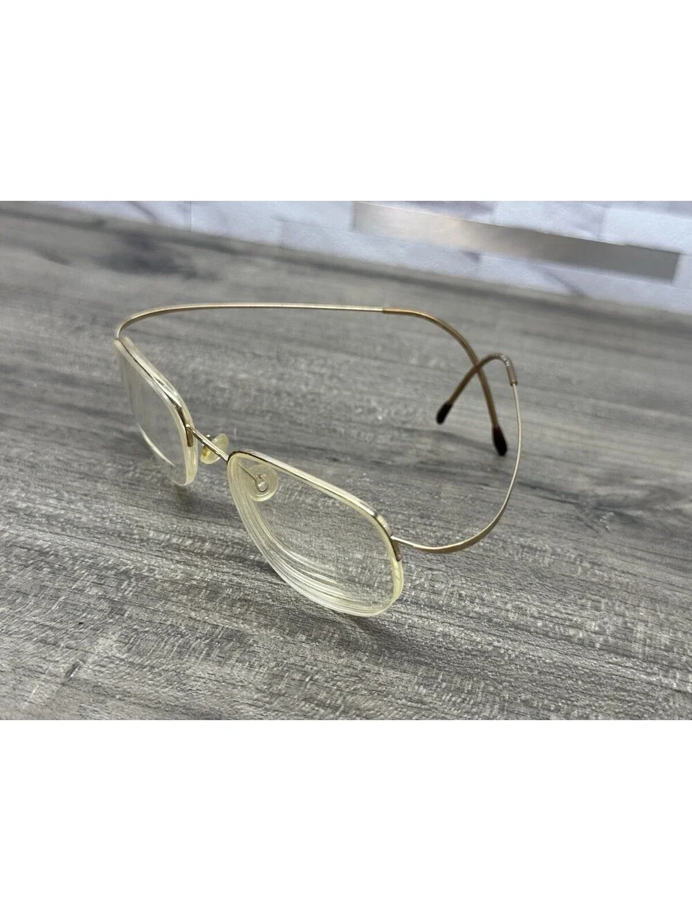 Silhouette Eyeglasses Gold M 7484 6081 Semi Rimless Frames 49[]21-150 Austria